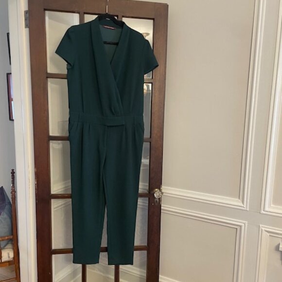 Comptoir Des Cotonniers Green Jumpsuit, Size Medium - Picture 1 of 9